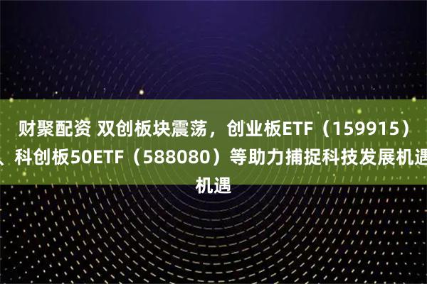 财聚配资 双创板块震荡，创业板ETF（159915）、科创板50ETF（588080）等助力捕捉科技发展机遇