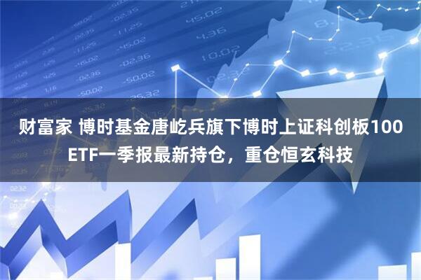 财富家 博时基金唐屹兵旗下博时上证科创板100ETF一季报最新持仓，重仓恒玄科技